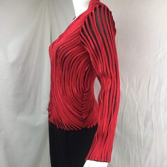 Alexandra Rosati 8 stretch ribbon zip jacket - Picture 4 of 8